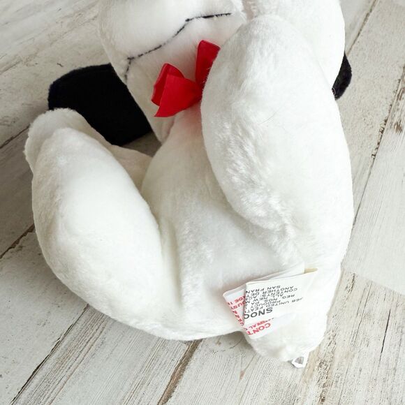 Vintage 80s SNOOPY Radio Shack AM Transistor Radio Plush Dog Peanuts Korea WORKS - Picture 8 of 13